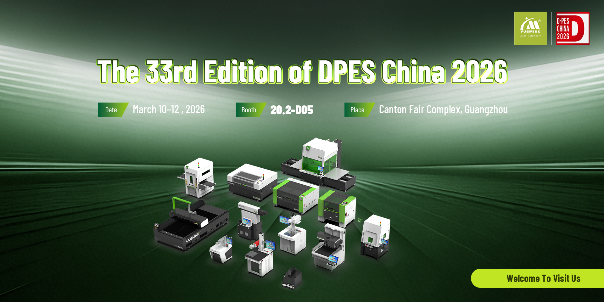 Han’s Yueming Laser Group Invites You to Attend The 33rd Edition of DPES China 2026