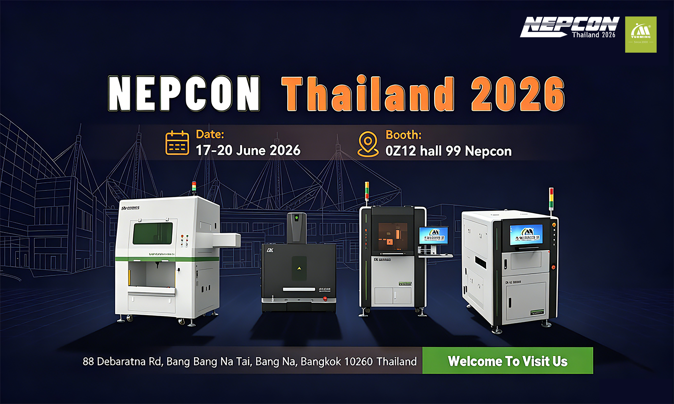 Han's Yueming Laser to Showcase High-End Laser Equipment at NEPCON Thailand 2026