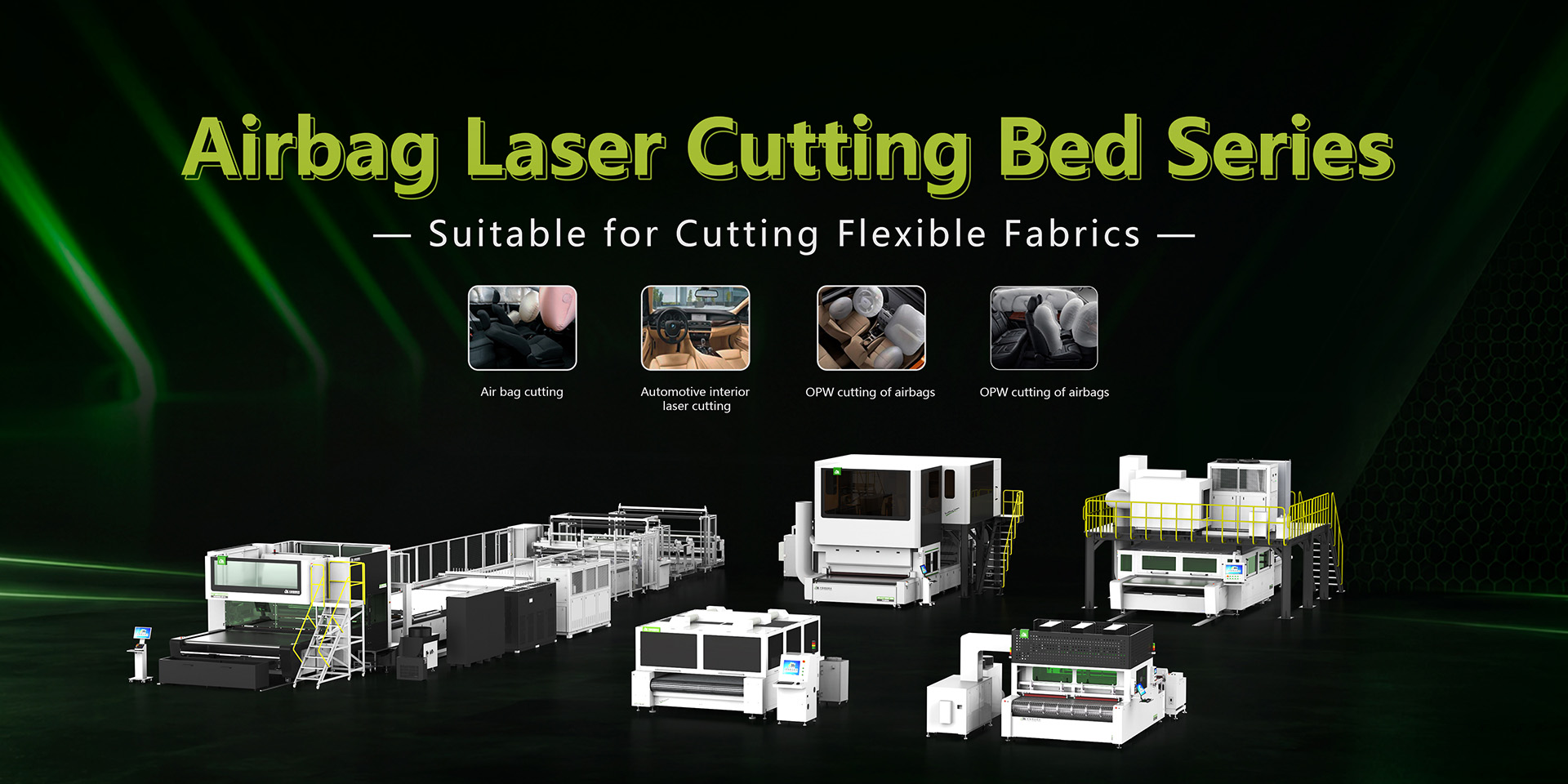 Airbag Laser cutting Bed series